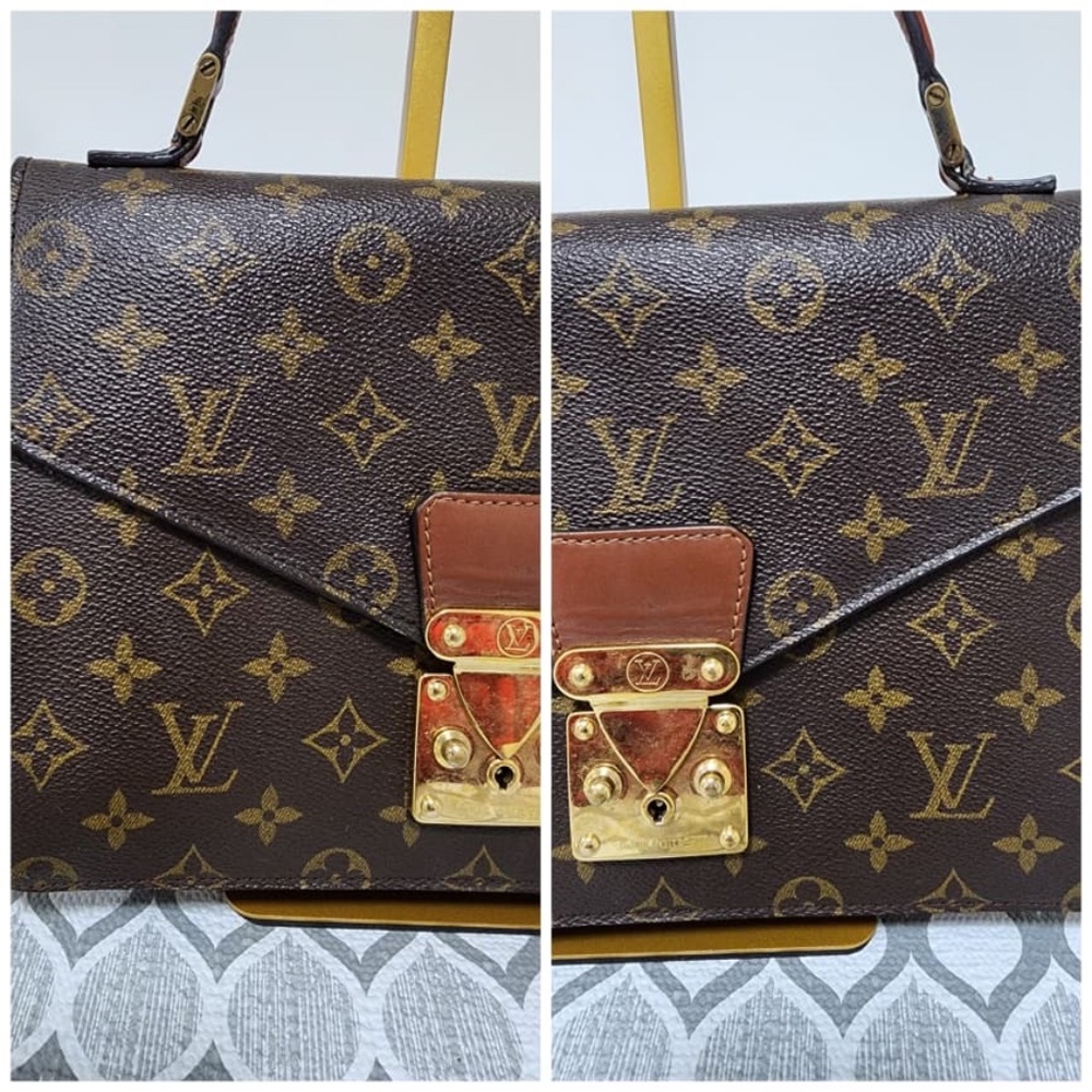 Authentic Louis Vuitton Monogram Canvas Concorde Bag - Picture 5 of 14